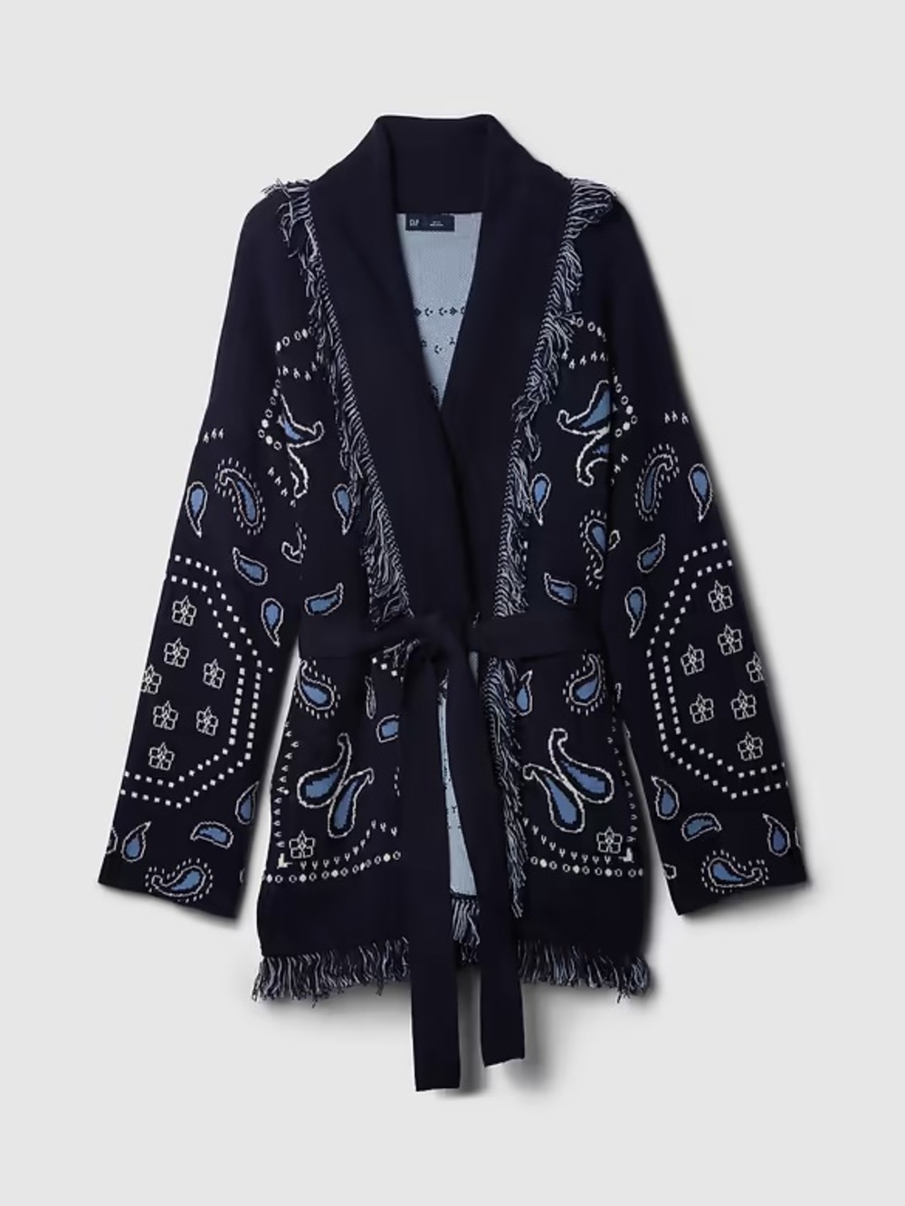 BNWT Gap Cotton-Blend Fringe Shawl Cardigan Size XS/S
